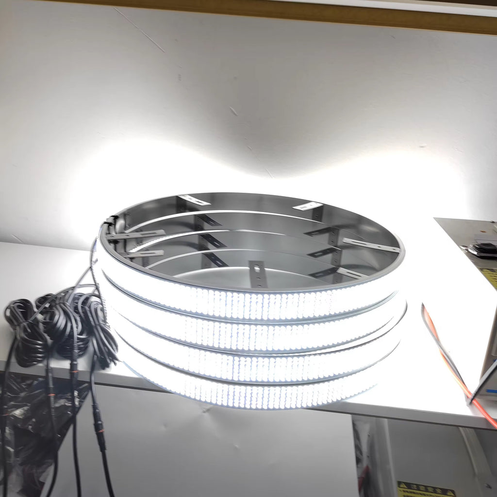 5 Row Wheel Lights – White LED