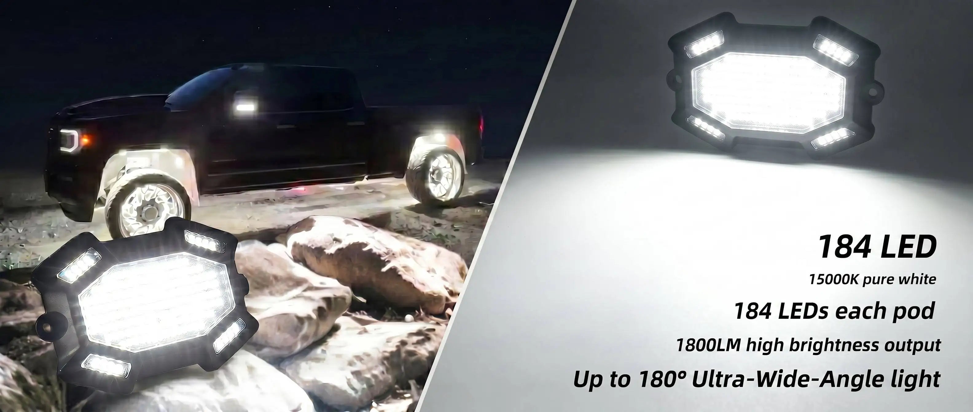 184 LED Rock Lights